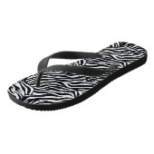 Zebra print Teenslippers voor volwassenen (Schuin)