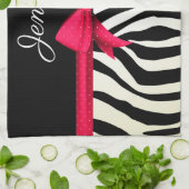 Zebra Print Theedoek (Gevouwen)