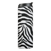 Zebra print thermische tuimelaar thermosbeker (Gedraaid links)