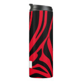 zebra print thermosbeker (Geroteerd rechts)