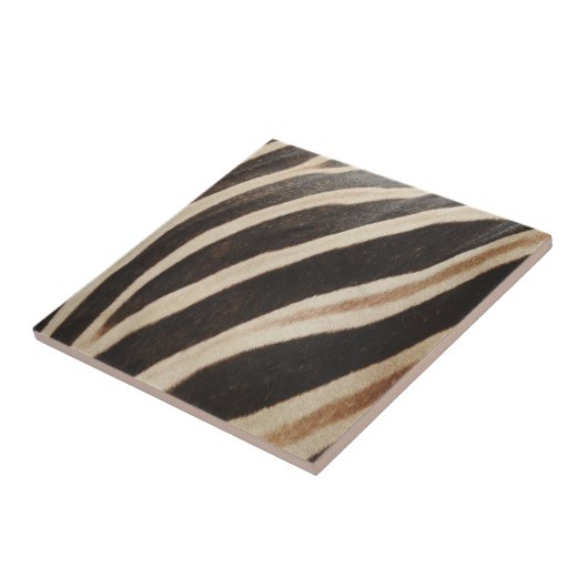 Zebra Print Tile Tegeltje (Zijkant)