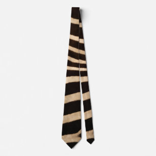Zebra print van de stropdas