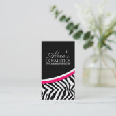 Zebra Print {Verticaal}: Visitekaartje (Staand voorkant)