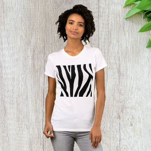 Zebra Print Vrouwen T-shirt