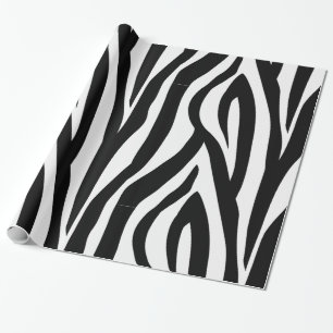 Zebra Print Wrapping Paper Cadeaupapier