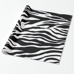 Zebra Print Wrapping Paper Cadeaupapier