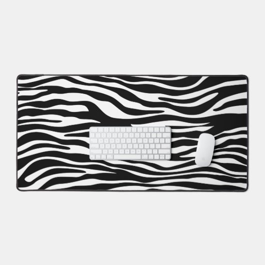 Zebra Print, Zebra Stripes, Noir Et Blanc (Clavier et souris)