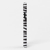 Zebra Print, Zebra Stripes, zwart en wit Case-Mate iPhone Case (Achterkant/rechts)