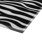Zebra Print, Zebra Stripes, zwart en wit Snijplank (Hoek)
