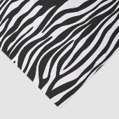 Zebra Print, Zebra Stripes, zwart en wit Tissuepapier (Detail)