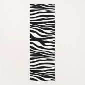 Zebra Print, Zebra Stripes, zwart en wit Yogamat (Voorkant)