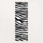 Zebra Print, Zebra Stripes, zwart en wit Yogamat (Achterkant)