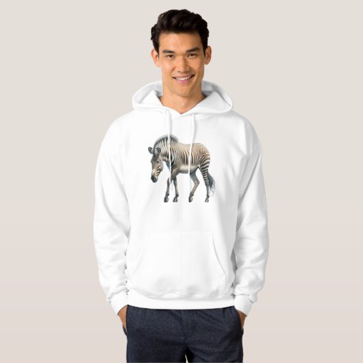 Zebra Pullover Hoodie (Voorkant volledig)