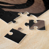Zebra puzzel grote stukken legpuzzel (Zijkant)