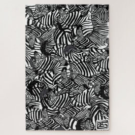 Zebra Puzzle Legpuzzel