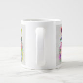 Zebra Rainbow Splash Extra Grote Beker (Achterkant)