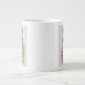 Zebra Rainbow Splash Extra Grote Beker (Voorkant)