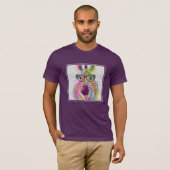 Zebra Rainbow Splash T-shirt (Voorkant volledig)