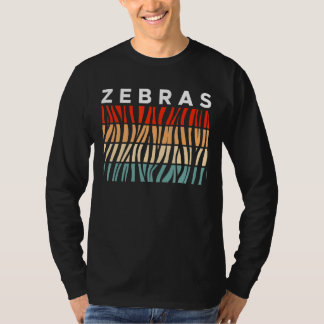 Zebra  Retro Stripe T-shirt