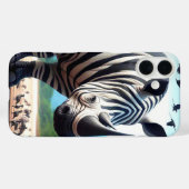 Zebra Rhino telefoonhoesje Case-Mate iPhone Case (Achterkant (horizontaal))