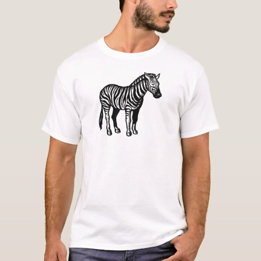 Zebra Ringer T-shirt (Voorkant)