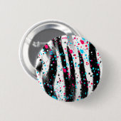 Zebra Ronde Button 5,7 Cm (Voorkant /achterkant)