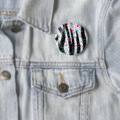 Zebra Ronde Button 5,7 Cm (In situ)