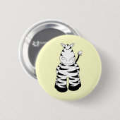 Zebra Ronde Button 5,7 Cm (Voorkant /achterkant)