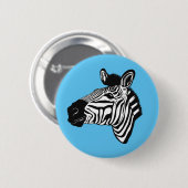 Zebra Ronde Button 5,7 Cm (Voorkant /achterkant)