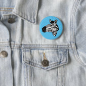 Zebra Ronde Button 5,7 Cm (In situ)