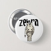 ZEBRA RONDE BUTTON 5,7 CM (Voorkant /achterkant)