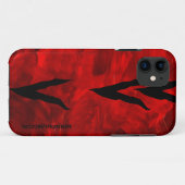 Zebra Rood Iphone 5 Case-Mate iPhone Case (Achterkant (horizontaal))