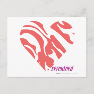Zebra Roze 2 Briefkaart
