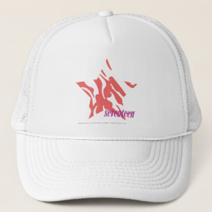 Zebra roze 3 trucker pet