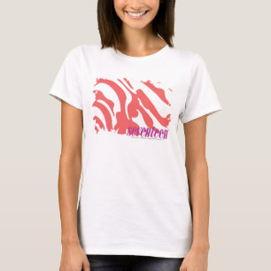 Zebra roze 4 t-shirt