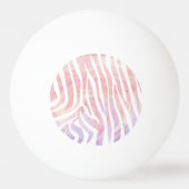 Zebra roze en witte afdrukken pingpongballen (Voorkant)