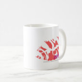 Zebra Roze Koffiemok (Voorkant rechts)