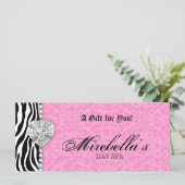 Zebra roze luipaard (Staand voorkant)