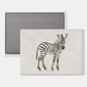 Zebra Safari Dier Magneet