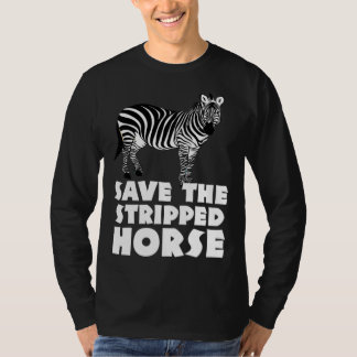 Zebra safari dierenverzorger Afrika voor mannen vr T-shirt
