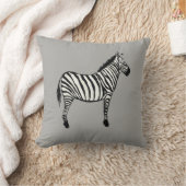 Zebra Safari Peinture animale Oreiller (Couverture)