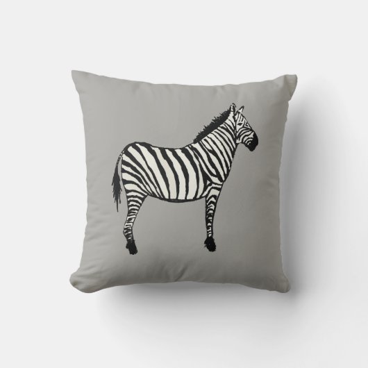 Zebra Safari Peinture animale Oreiller (Recto)