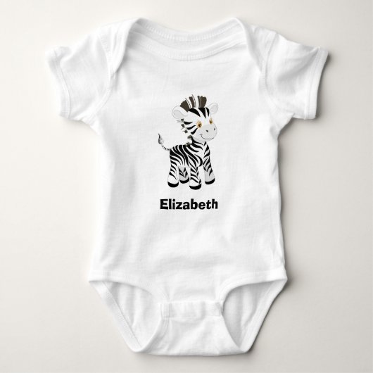 Zebra Safari Romper (Voorkant)