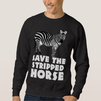 Zebra safari zookeeper  Africa for men women horse Trui