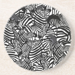 Zebra Sandstone Dessous de verre 2