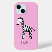 Zebra schattig kinder Case-Mate iPhone case (Achterkant)
