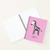 Zebra schattig kinder notitieboek (Binnen)