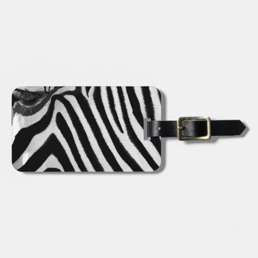 Zebra,Seeking_Bagagelabel Bagagelabel (Voorkant horizontaal)