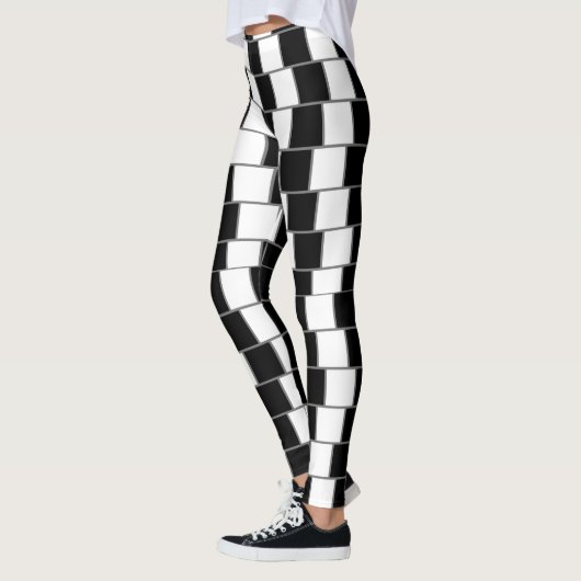 Zebra Skeleton Dazzle Leggings (Links)