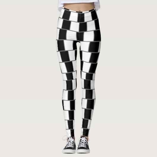 Zebra Skeleton Dazzle Leggings (Voorkant)